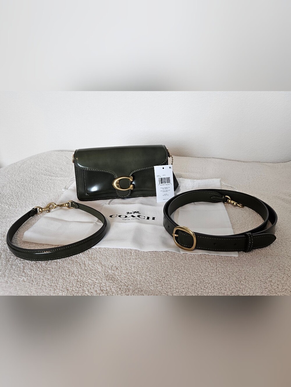 Coach Tabby 20 - Olive - Spazzolato Leather - BNNU